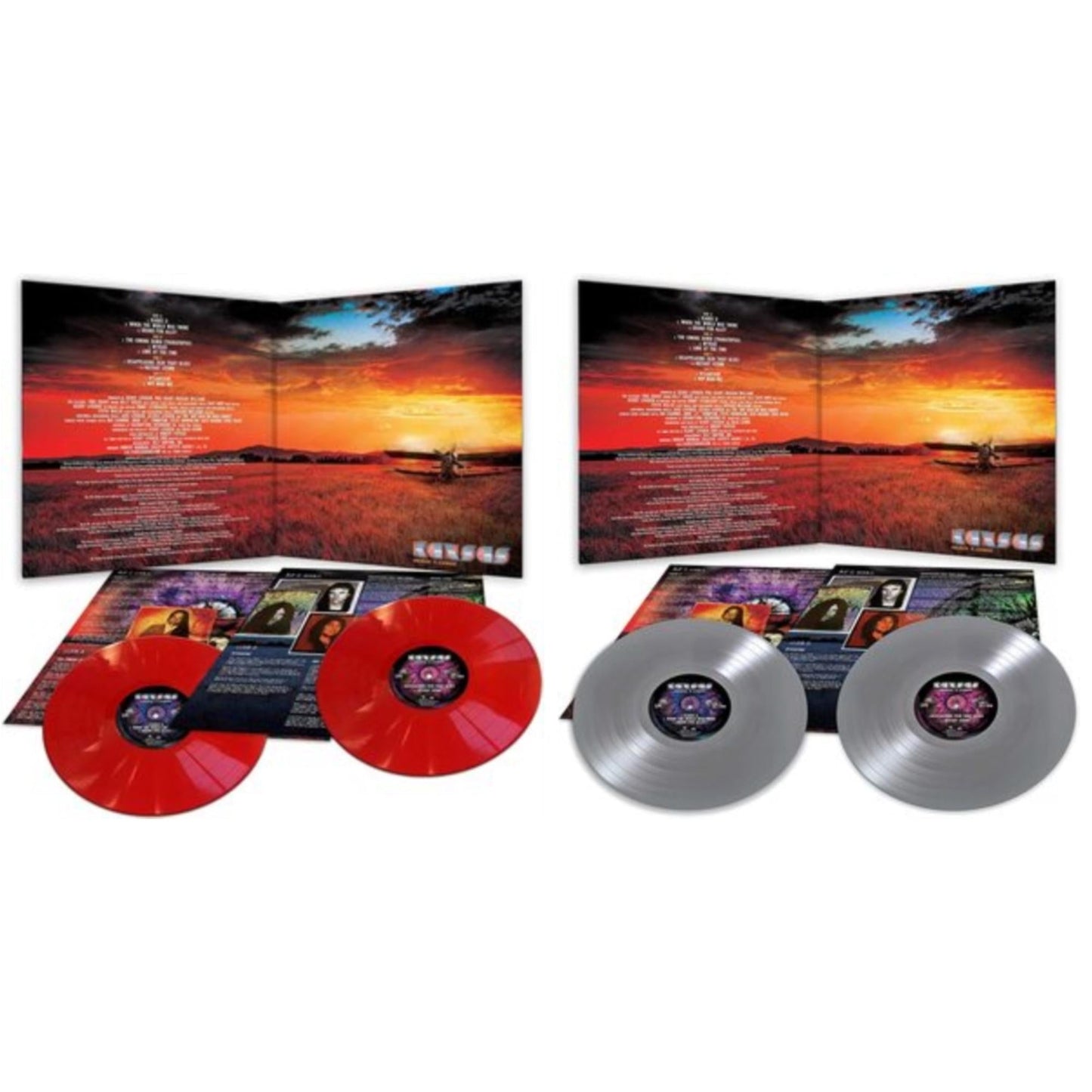 Kansas - Somewhere To Elsewhere (Red LP Vinyl) & Somewhere To Elsewhere (Silver Vinyl/Limited/2LP)