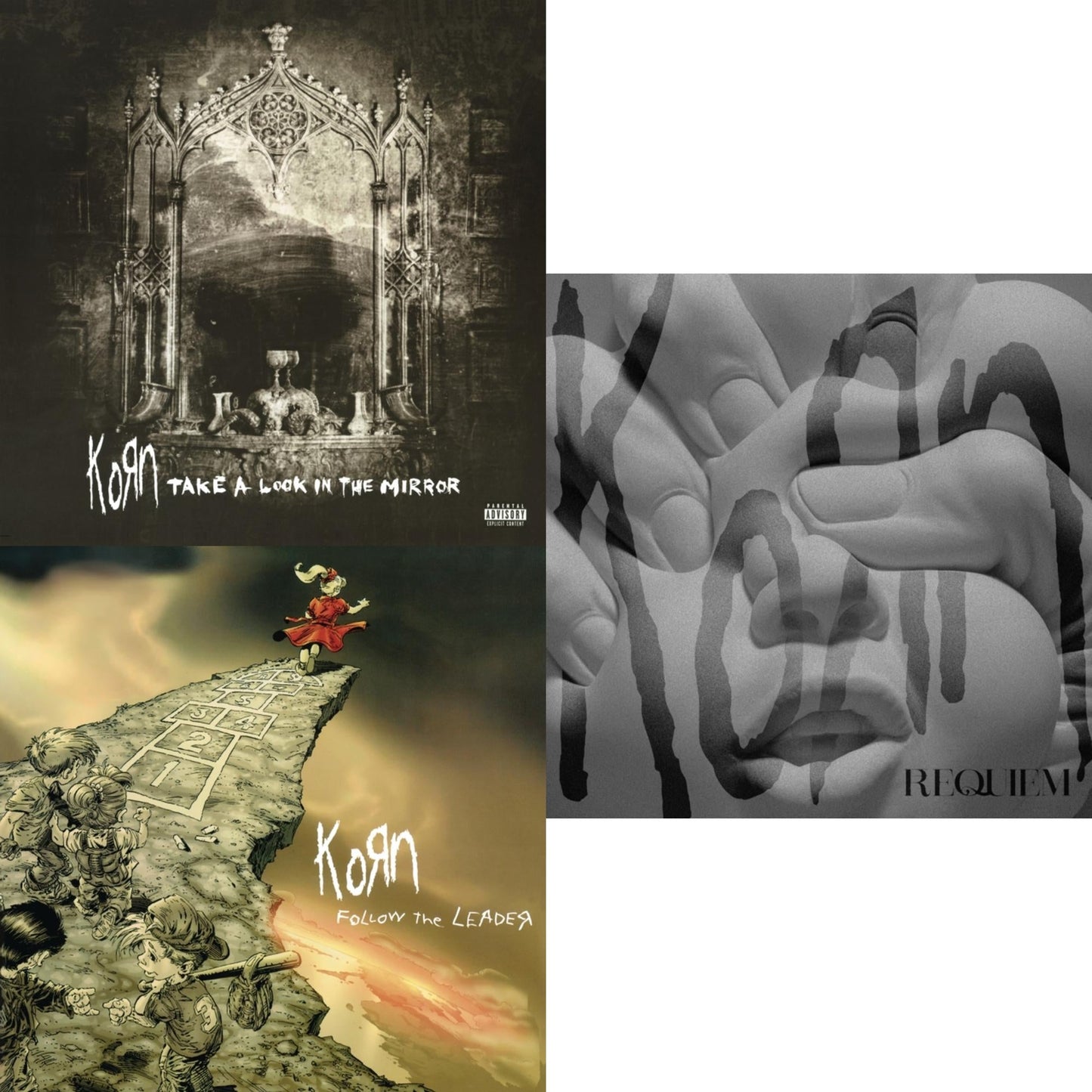 Korn - Take A Look In The Mirror (2 LP) (140G) & Follow The Leader (Pa) (2 LP/140G) & Requiem