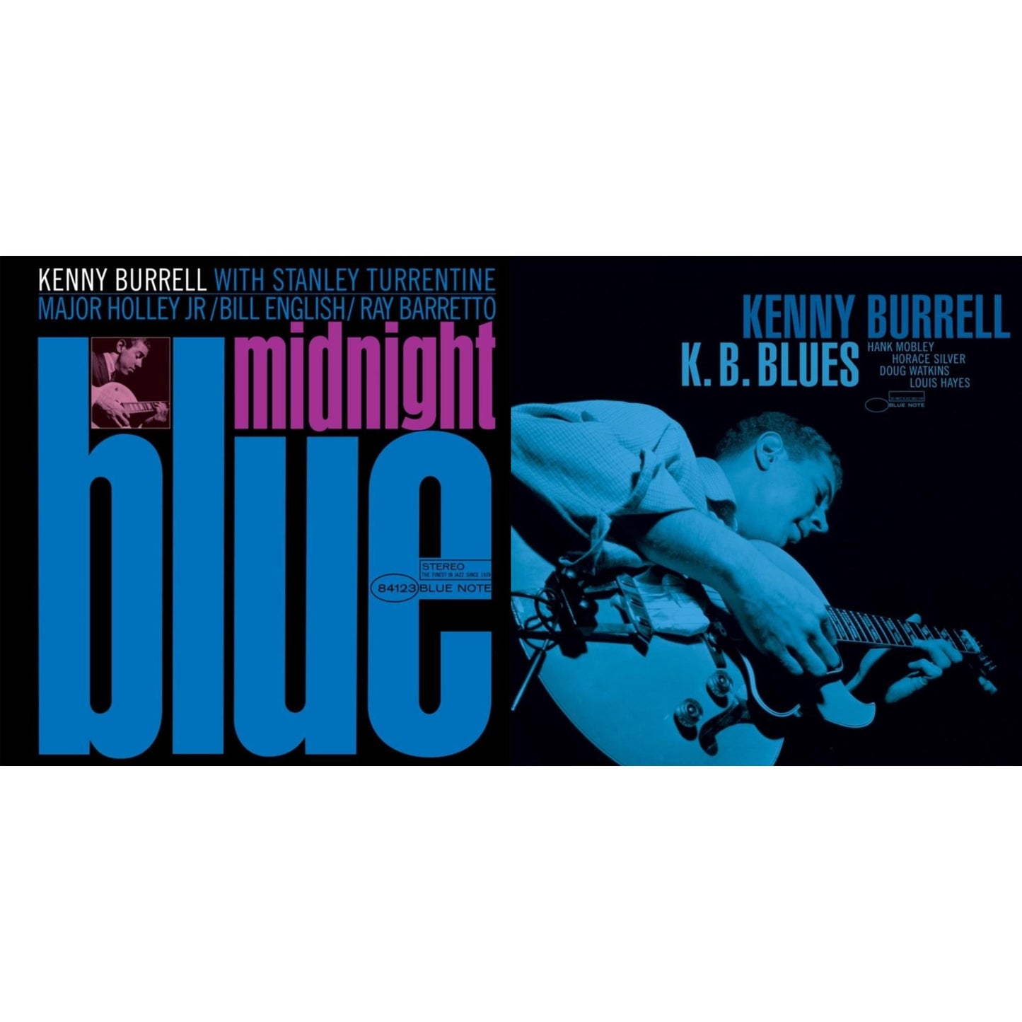 Kenny Burrell - Midnight Blue (Blue Note Classic LP Vinyl Edition) & K.B. Blues (Blue Note Tone Poet Series)