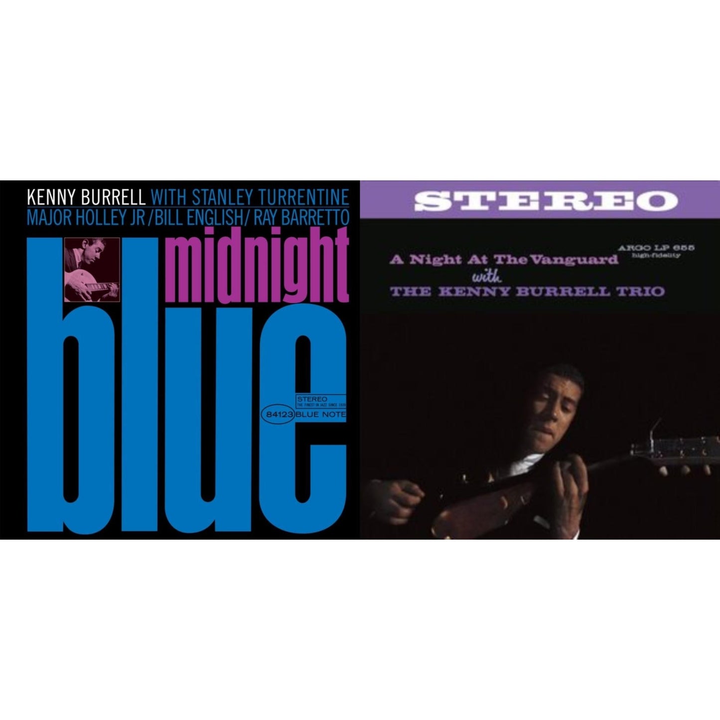 Kenny Burrell - Midnight Blue (Blue Note Classic LP Vinyl Edition) & Night At The Vanguard (Verve By Request Series)