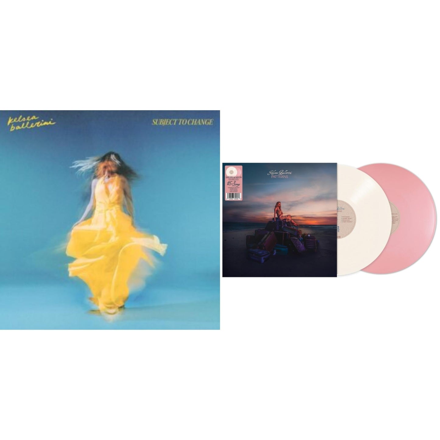 Kelsea Ballerini - Subject To Change (Yellow Vinyl/2LP) & Patterns (Saturn & Moon Vinyl/2LP)
