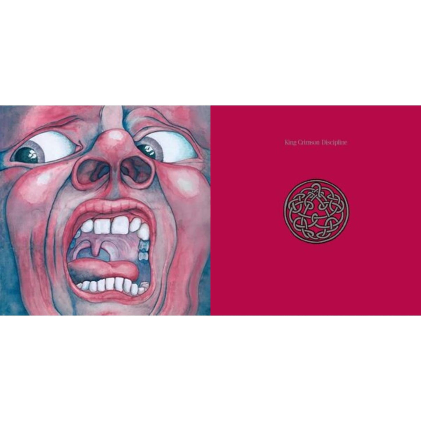 King Crimson - In The Court Of Crimson (200G/Remix/Ltd) & Discipline (200G/2022 Steven Wilson Remix) - LP Vinyl Bundle
