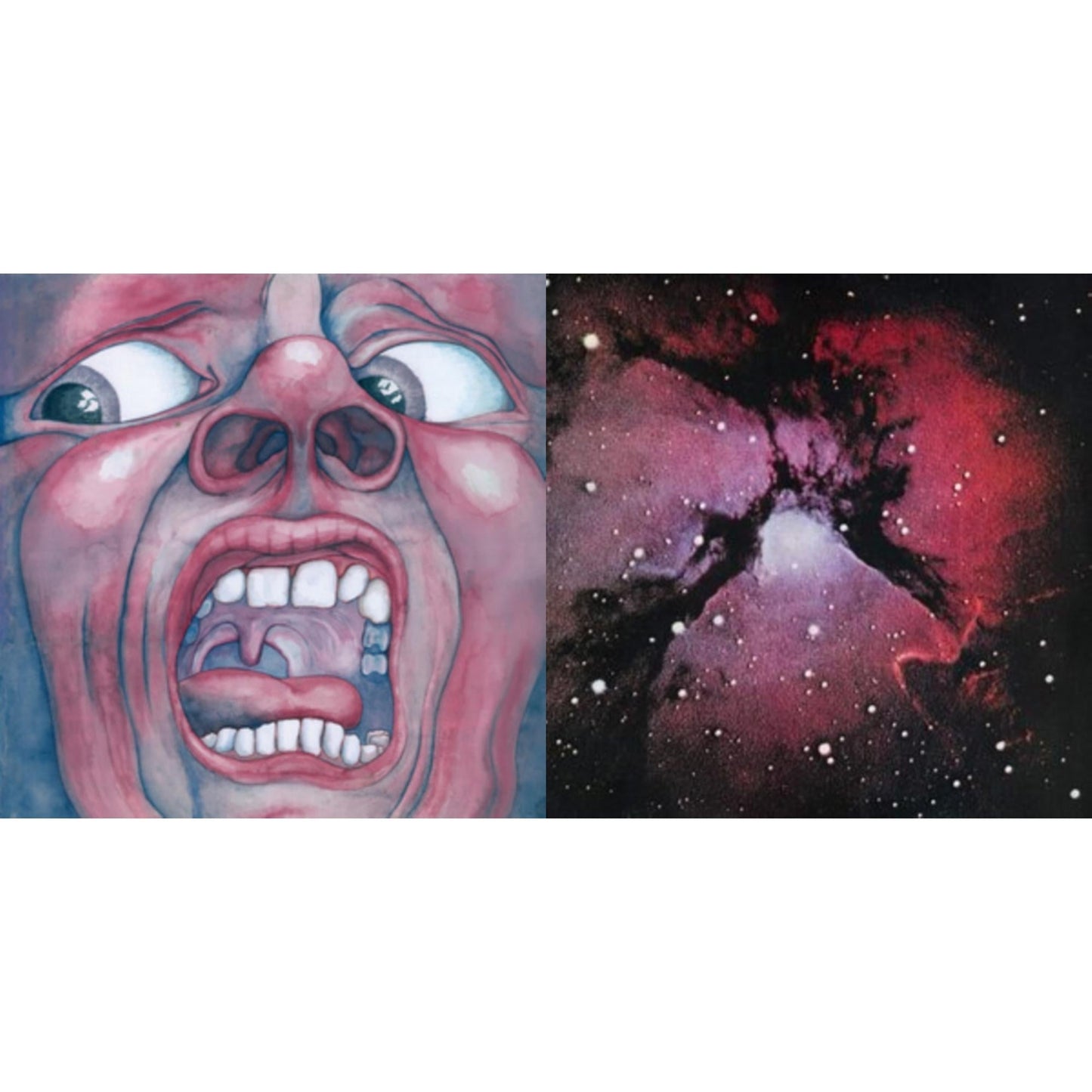 King Crimson - Islands (200G/Remix/Ltd) & In The Court Of The Crimson King (200G) - LP Vinyl Bundle