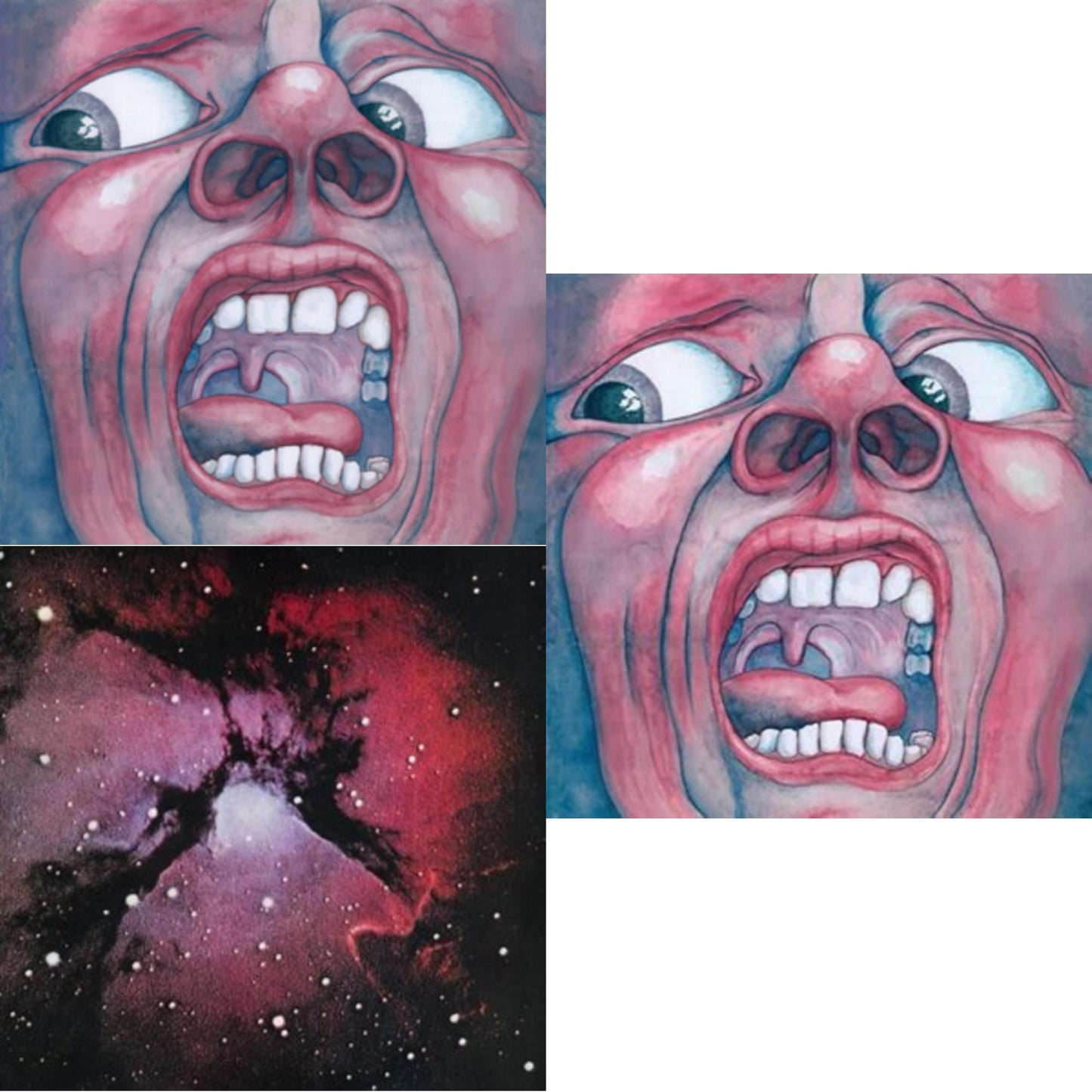 King Crimson - In The Court Of Crimson (200G/Remix/Ltd) & Islands (200G/Remix/Ltd) & In The Court Of The Crimson King (200G) - LP Vinyl Bundle