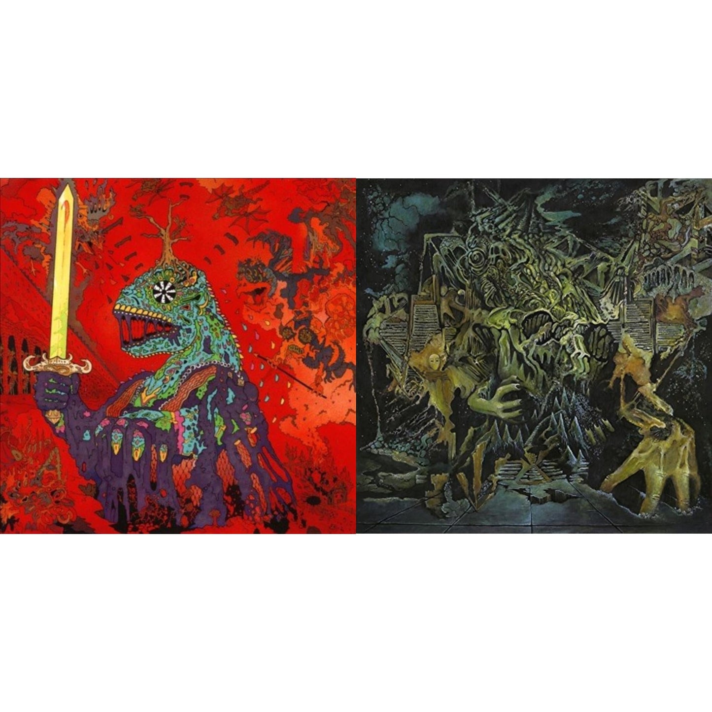 King Gizzard & The Lizard Wizard - Murder Of The Universe & 12 Bar Bruise - CD Bundle