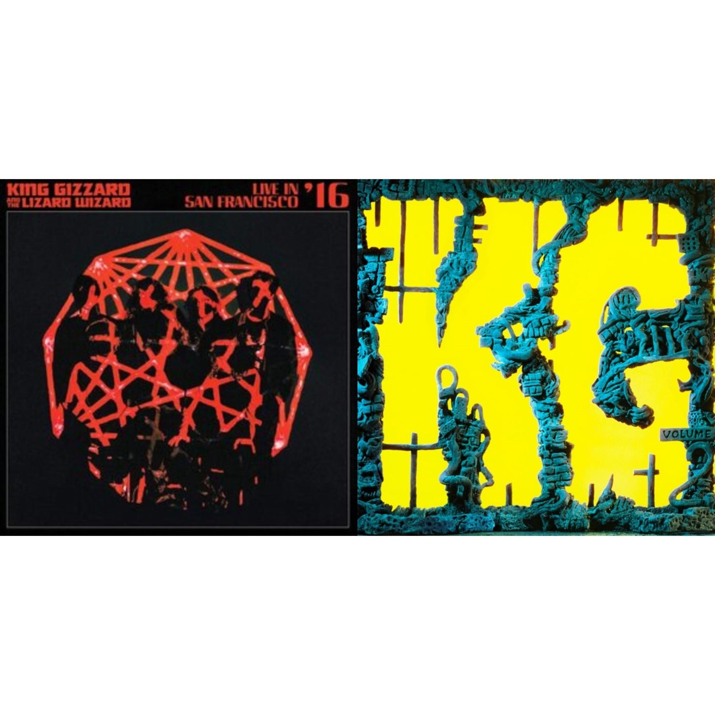King Gizzard & The Lizard Wizard - Live In San Francisco '16 (Deluxe/2LP/Fog/Sunburst Vinyl) & K.G. (X)