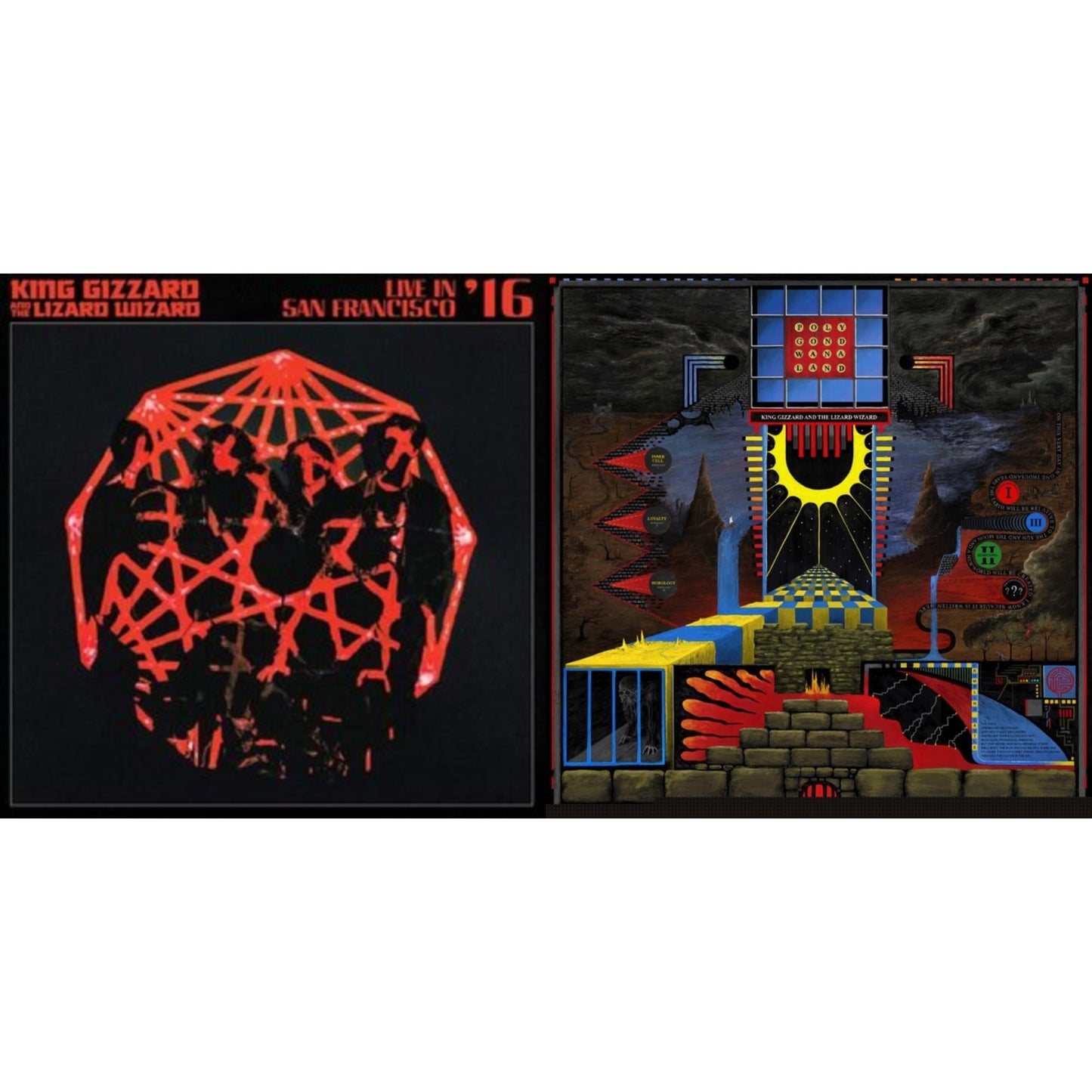 King Gizzard & The Lizard Wizard - Polygondwanaland & Live In San Francisco '16 (Deluxe/2LP/Fog/Sunburst Vinyl)
