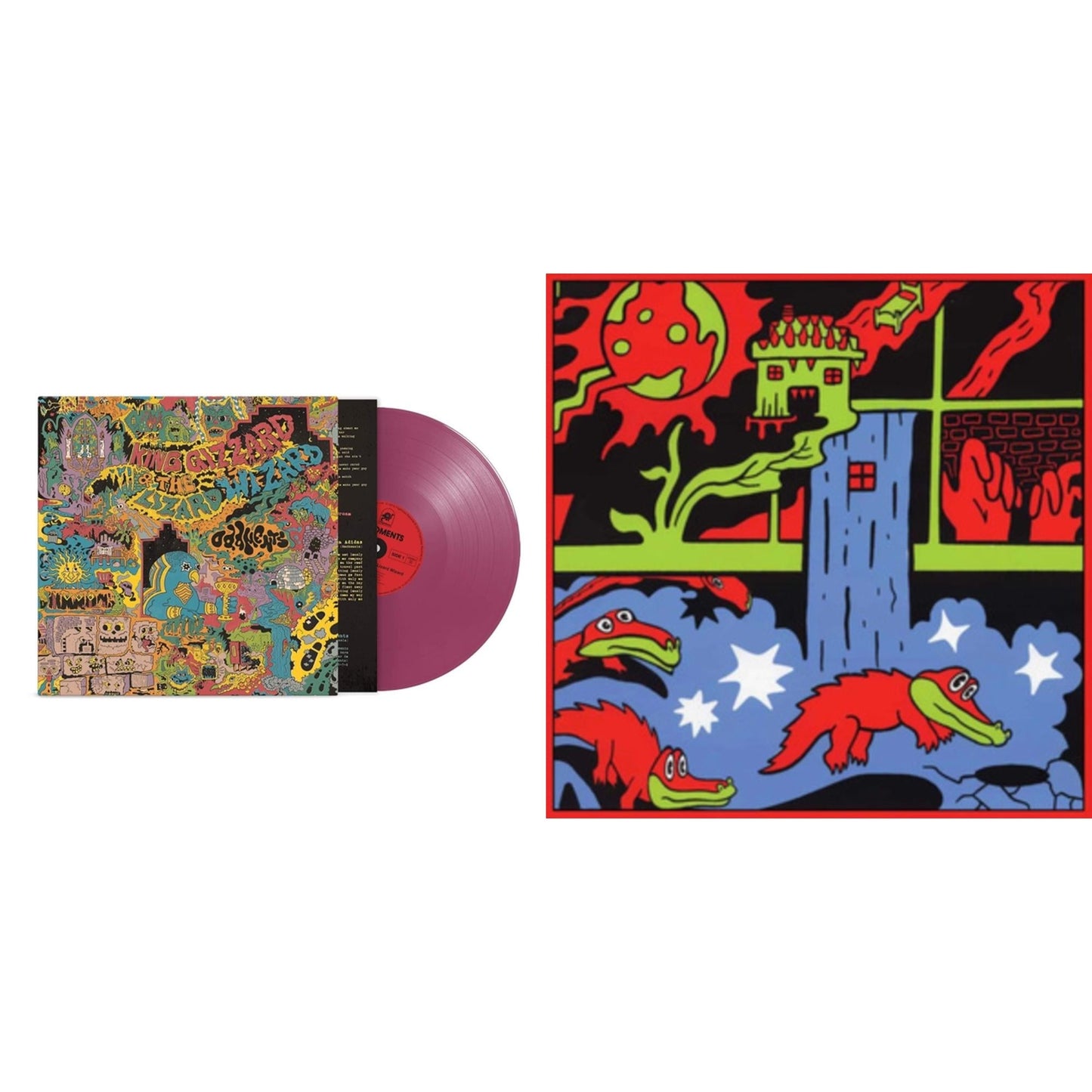 King Gizzard & The Lizard Wizard - Live In Paris '19 (Fuzz Club Official Bootleg) & Oddments (Plum LP Vinyl)