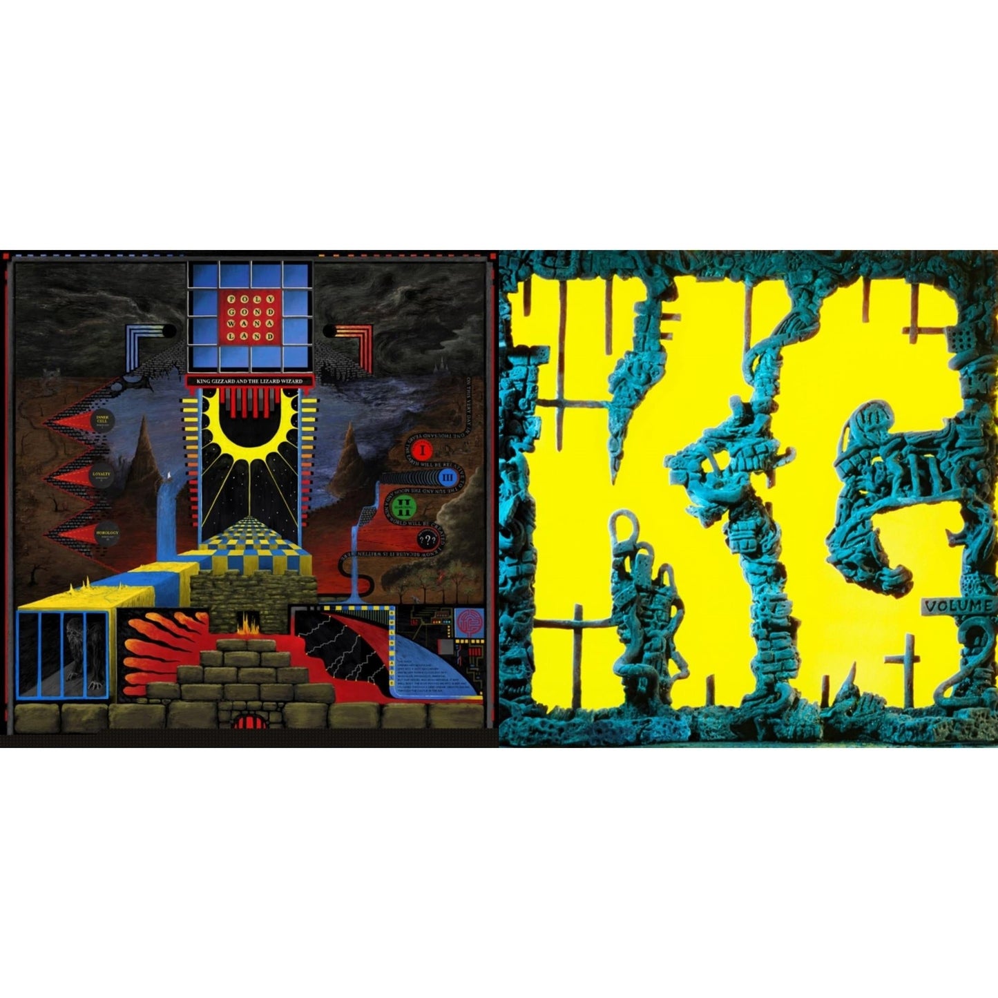 King Gizzard & The Lizard Wizard - Polygondwanaland & K.G. (X) - LP Vinyl Bundle