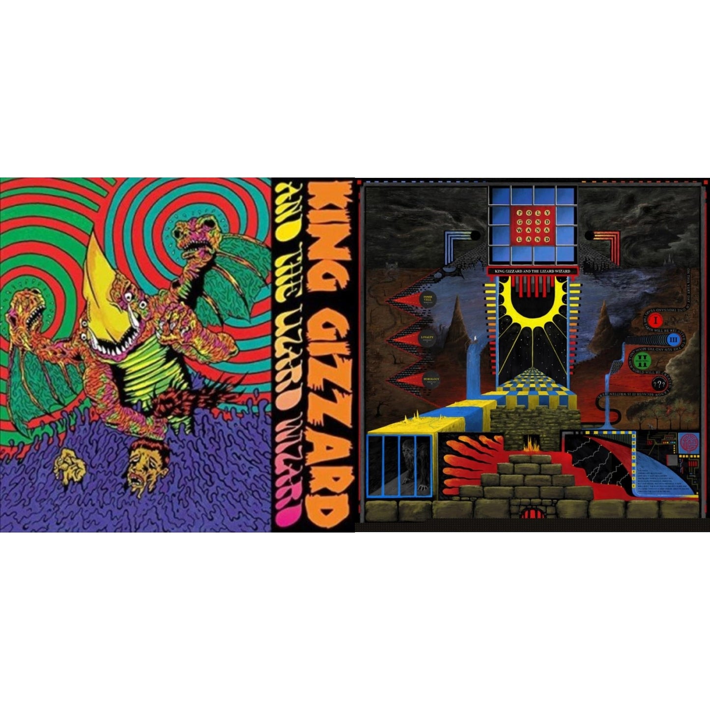 King Gizzard & The Lizard Wizard - Polygondwanaland & Willoughby's Beach (Tangerine LP Vinyl)