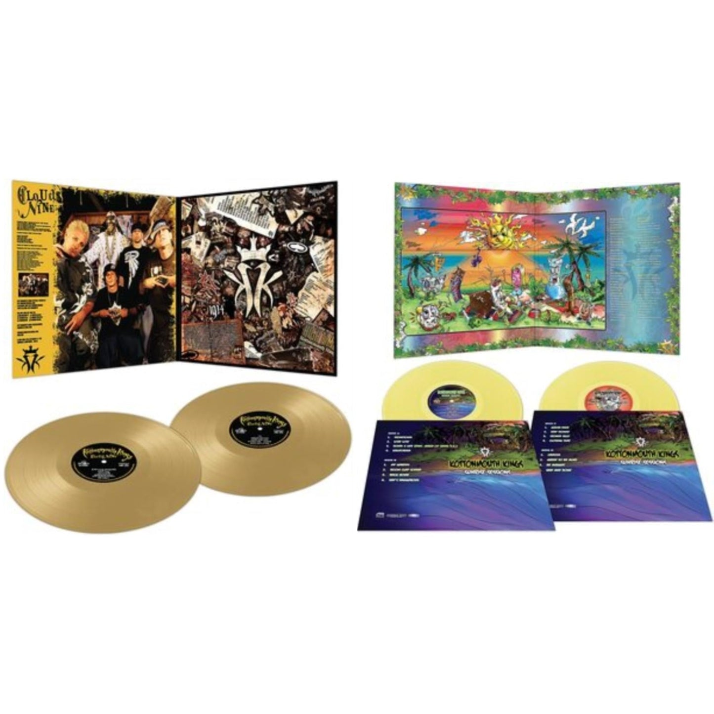 Kottonmouth Kings - Cloud Nine (Gold LP Vinyl) & Sunrise Sessions (Yellow LP Vinyl)