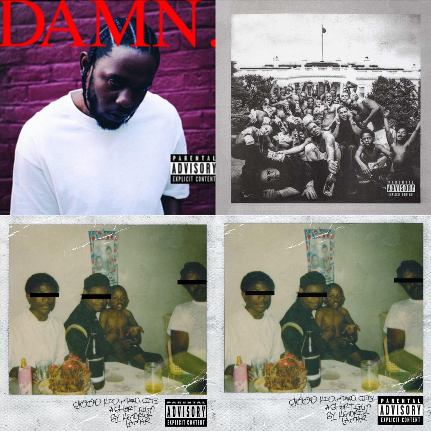 Kendrick Lamar - Damn. (Collectors Edition) & To Pimp A Butterfly & Good Kid, M.A.A.D City & Good Kid, M.A.A.D City - CD Bundle