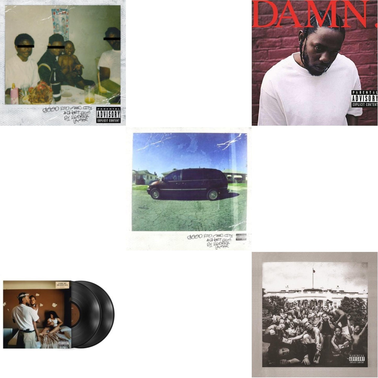 Kendrick Lamar - Mr. Morale & The Big Steppers (180G/2LP) & Good Kid, M.A.A.D City (X) (10Th Anniversary Edition/2LP) & Good Kid, M.A.A.D City & To Pimp A Butterfly & Damn. (X) (2LP/180G)