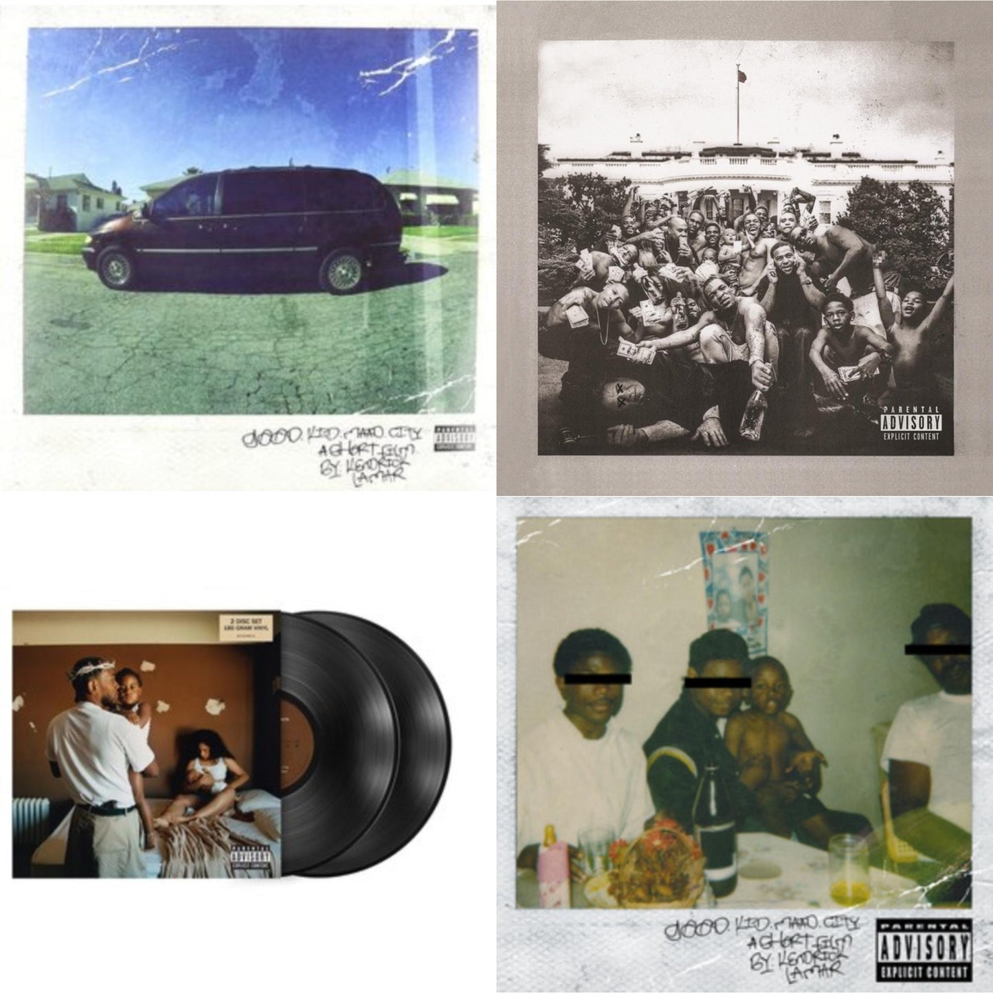 Kendrick Lamar - Mr. Morale & The Big Steppers (180G/2LP) & Good Kid, M.A.A.D City (X) (10Th Anniversary Edition/2LP) & Good Kid, M.A.A.D City & To Pimp A Butterfly