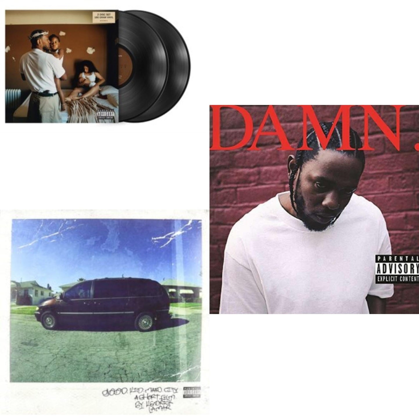 Kendrick Lamar - Mr. Morale & The Big Steppers (180G/2LP) & Good Kid, M.A.A.D City & Damn. (X) (2LP/180G)