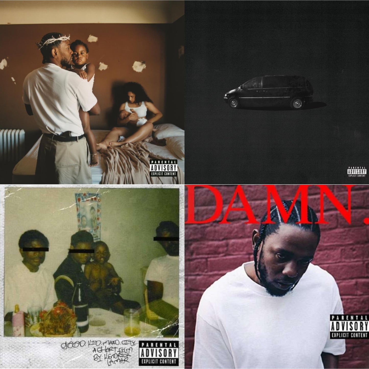 Kendrick Lamar - Mr. Morale & The Big Steppers (X) & Good Kid, M.A.A.D City (X) (10Th Anniversary Edition) & Good Kid, M.A.A.D City (Remixes) & Damn. - CD Bundle