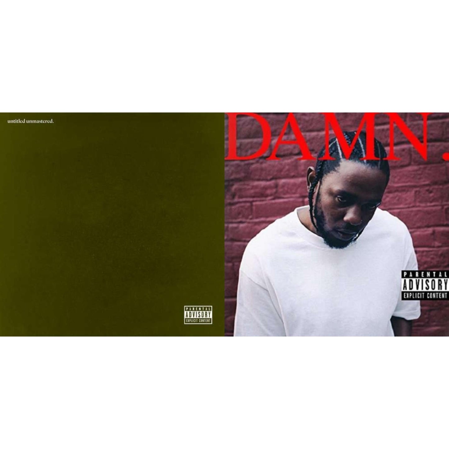 Kendrick Lamar - Untitled Unmastered (X) & Damn. - CD Bundle