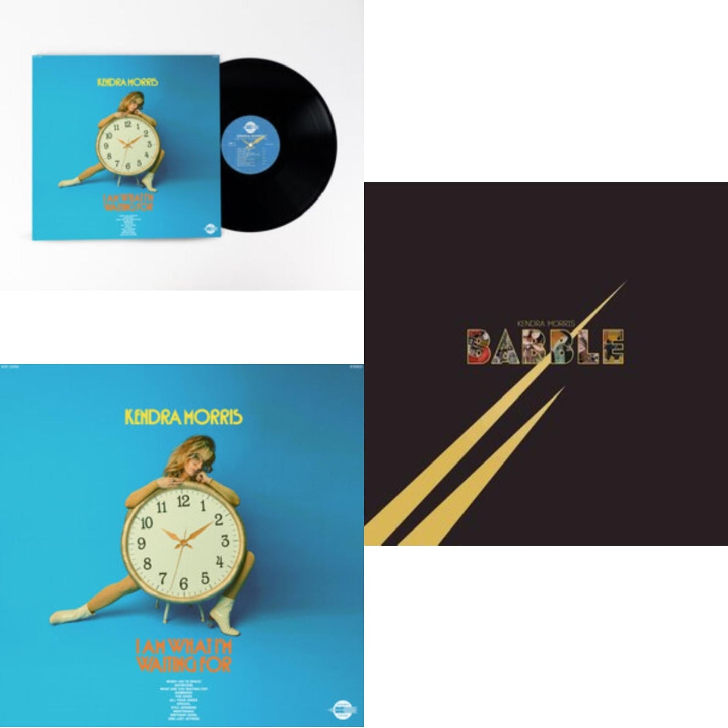 Kendra Morris - Babble & I Am What I'm Waiting For & I Am What I'm Waiting For (Transparent Blue W/ White Swirl LP Vinyl)