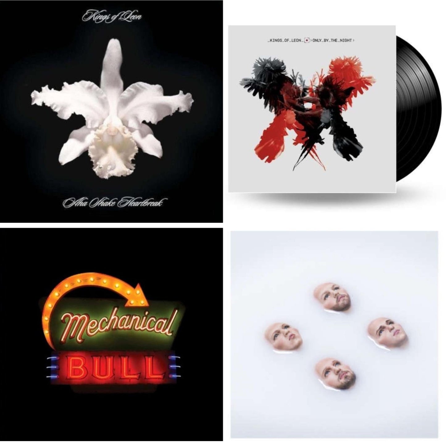 Kings Of Leon - Aha Shake Heartbreak (2LP/180G/Gatefold) & Only By The Night & Mechanical Bull (2LP/180G/Dl Card/Gatefold) & Walls (180G/Gatefold/Dl Card)