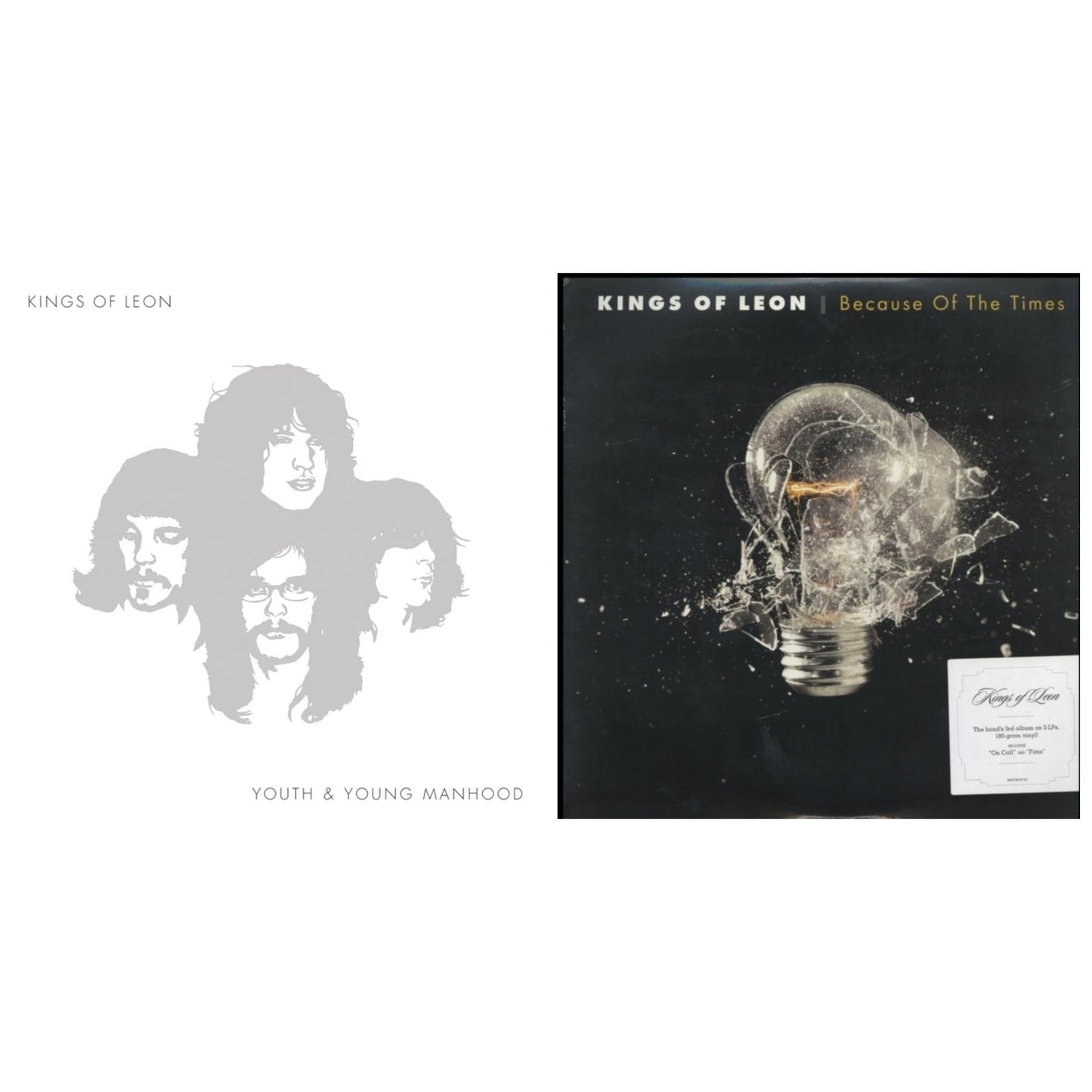 Kings Of Leon - Youth & Young Manhood (2LP/180G/Gatefold) & Because Of The Times (2LP/180G/Gatefold)