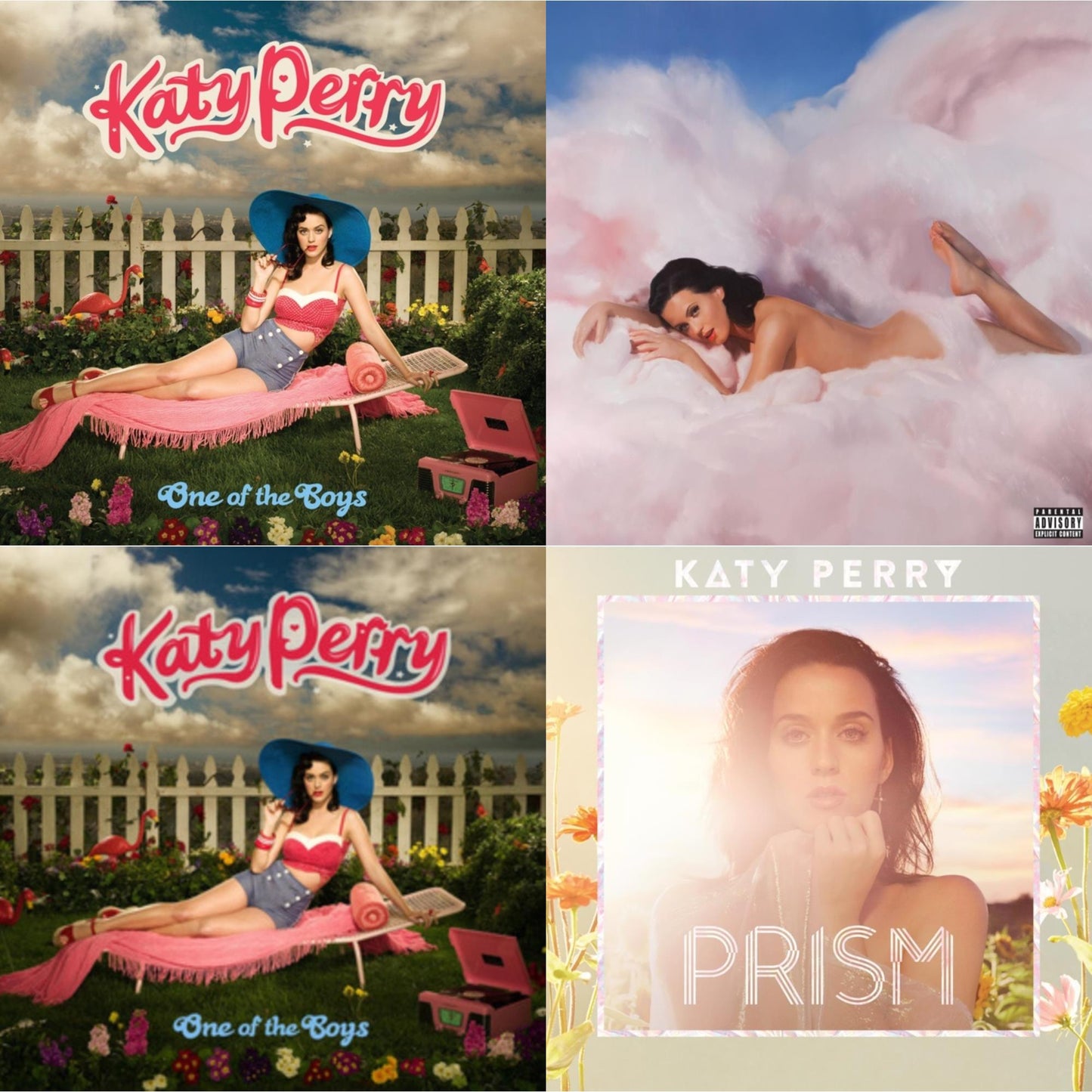 Katy Perry - One Of The Boys & Prism (2LP) (Reissue) & Teenage Dream (X) (2LP) (Reissue) & One Of The Boys (Reissue)