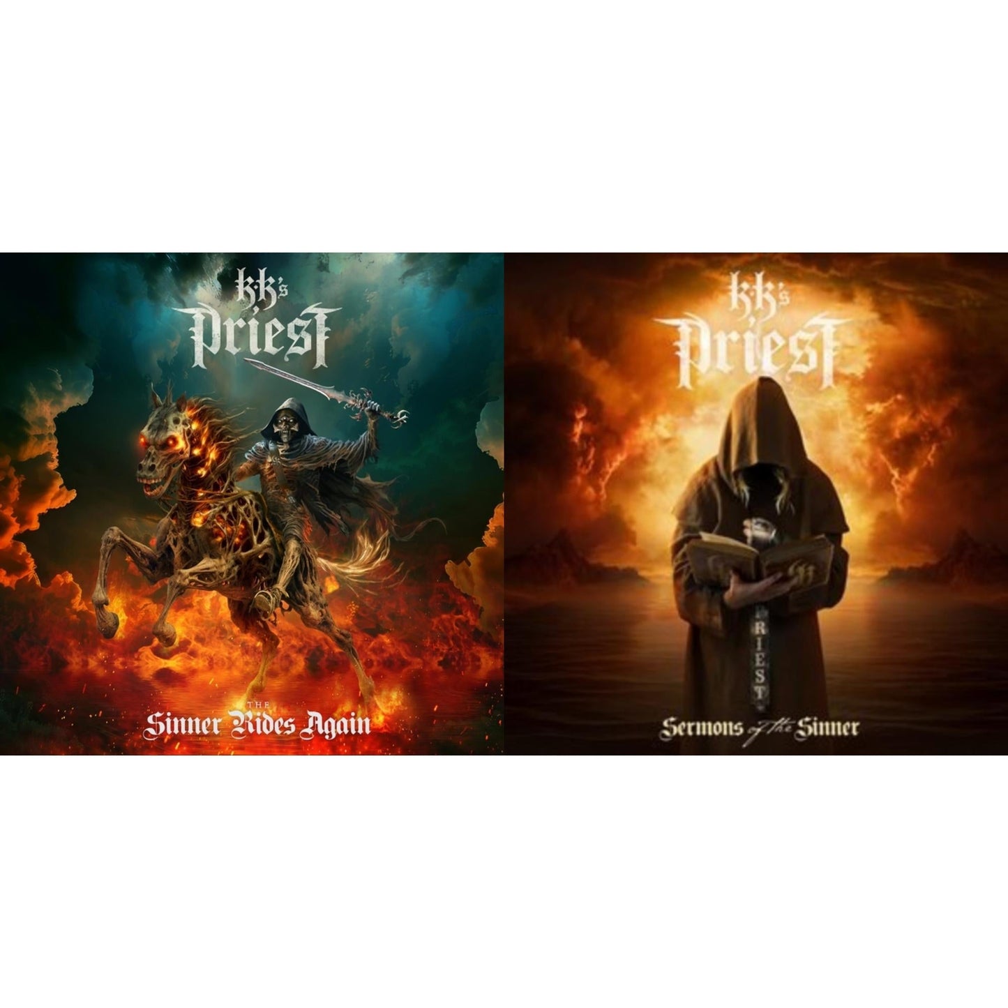 Kk's Priest - Sermons Of The Sinner (Red LP Vinyl) (I) & Sermons Of The Sinner (White LP Vinyl)