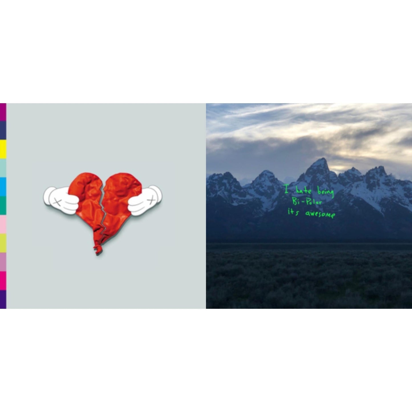 Kanye West - 808S & Heartbreak & Ye - LP Vinyl Bundle