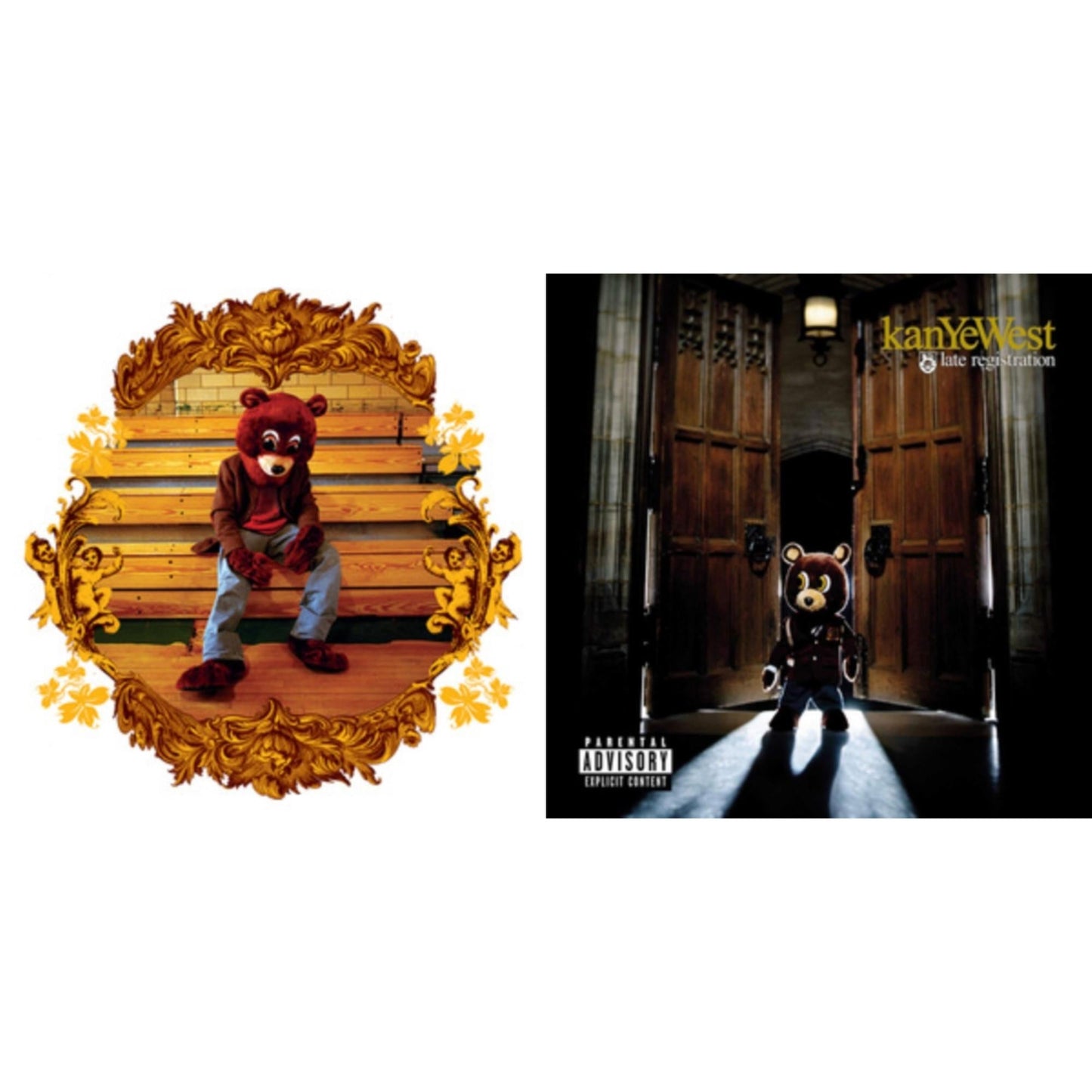 Kanye West - College Dropout & Late Registration - LP Vinyl Bundle