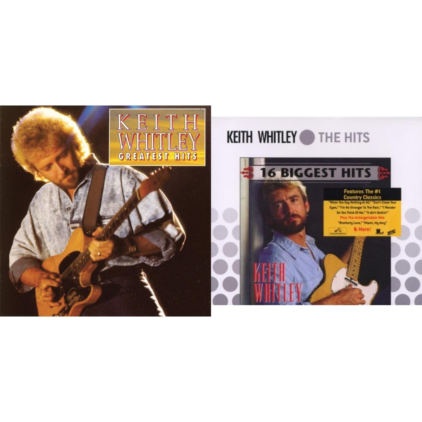 Keith Whitley - Greatest Hits & 16 Biggest Hits - CD Bundle