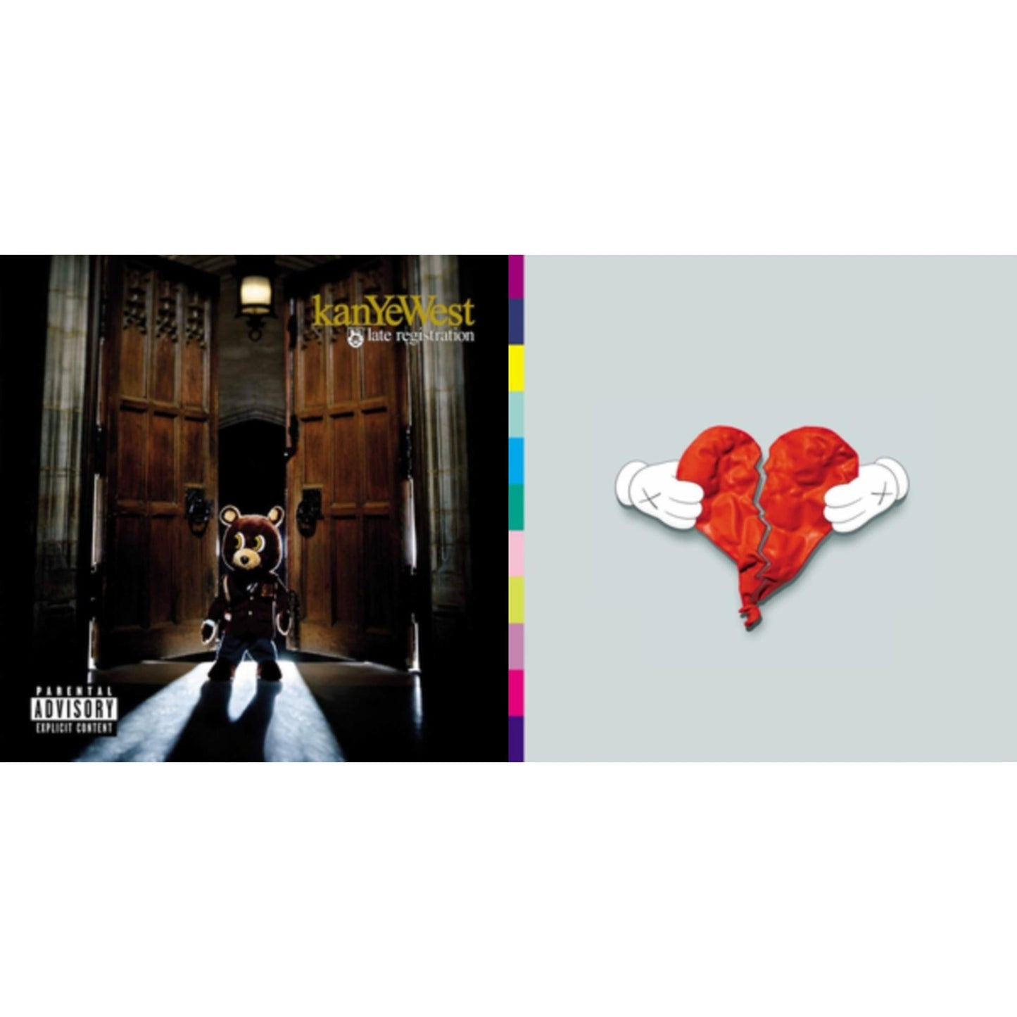 Kanye West - Late Registration & 808S & Heartbreak - LP Vinyl Bundle