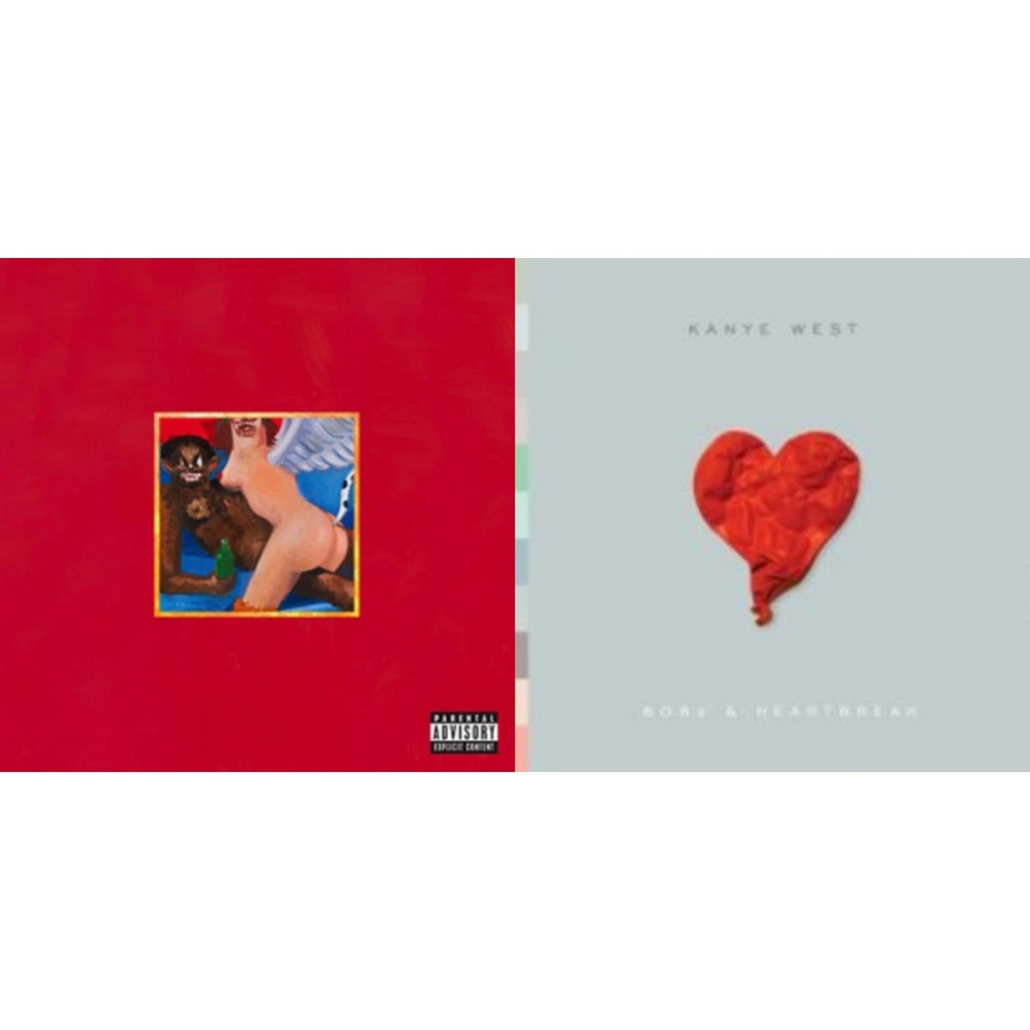 Kanye West - My Beautiful Dark Twisted Fantasy & 808S & Heartbreak - CD Bundle