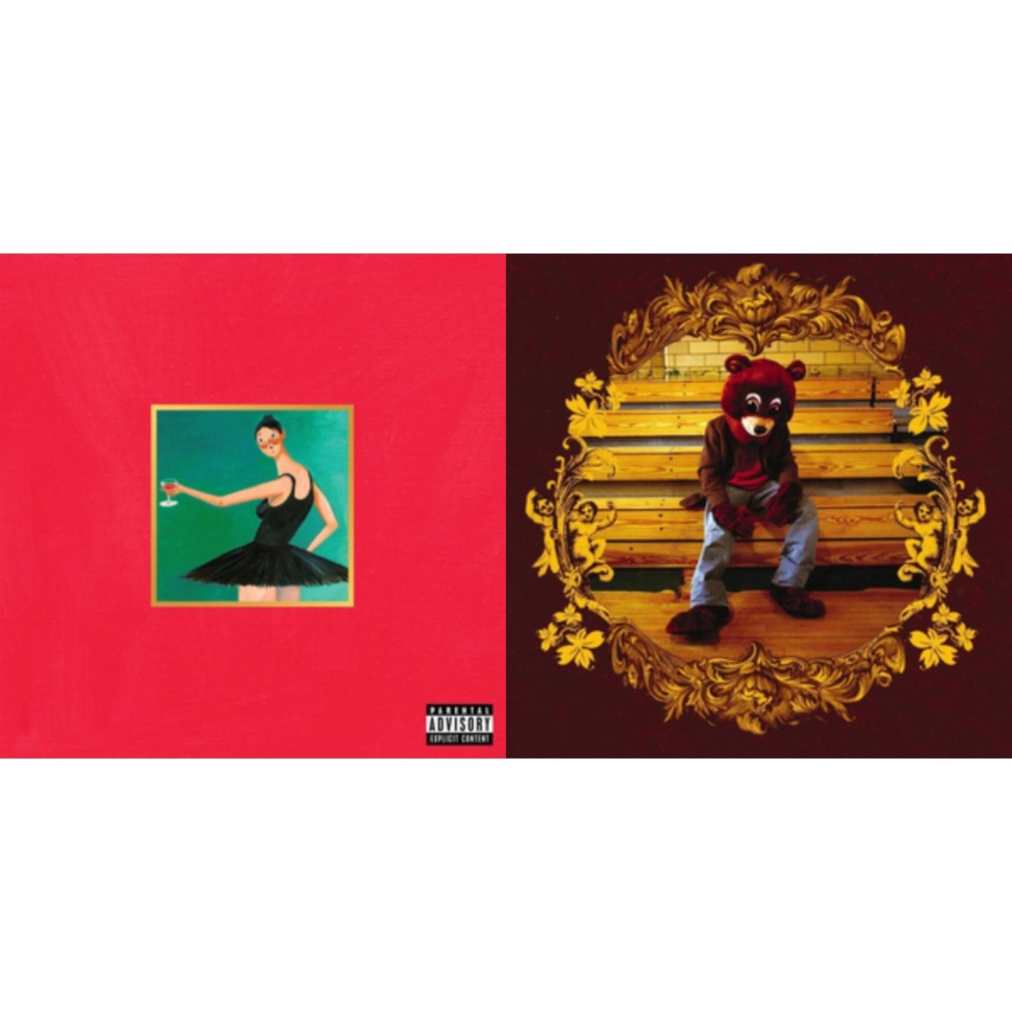 Kanye West - My Beautiful Dark Twisted Fantasy & College Dropout - CD Bundle