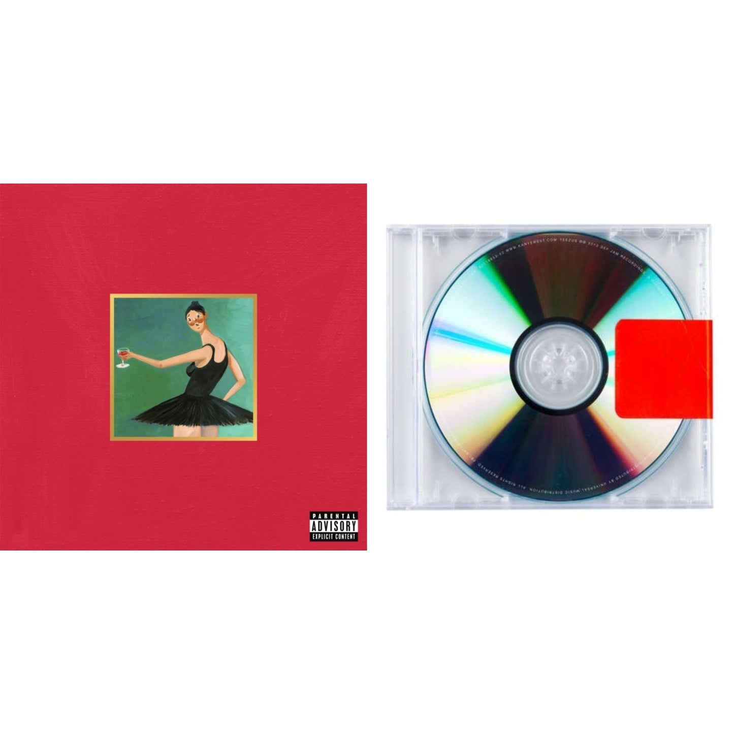 Kanye West - My Beautiful Dark Twisted Fantasy & Yeezus - CD Bundle