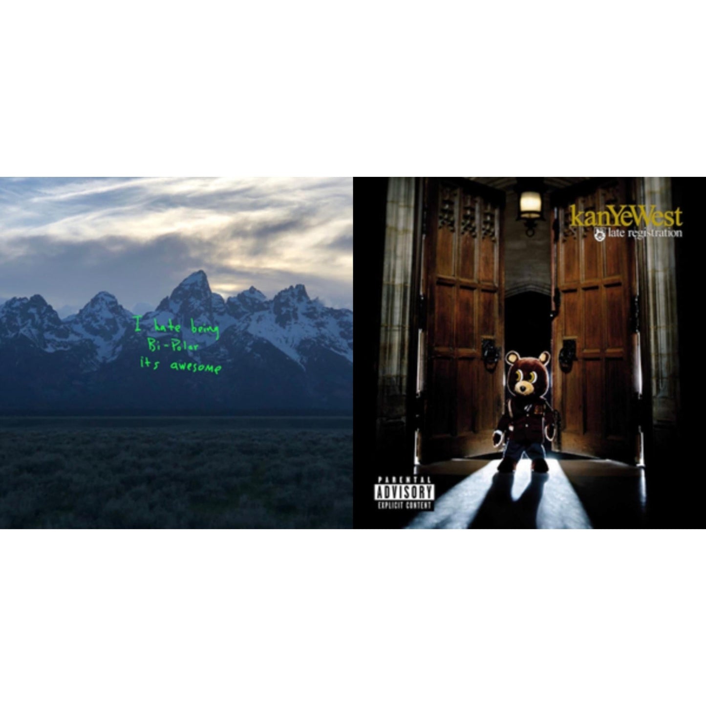 Kanye West - Late Registration & Ye - LP Vinyl Bundle