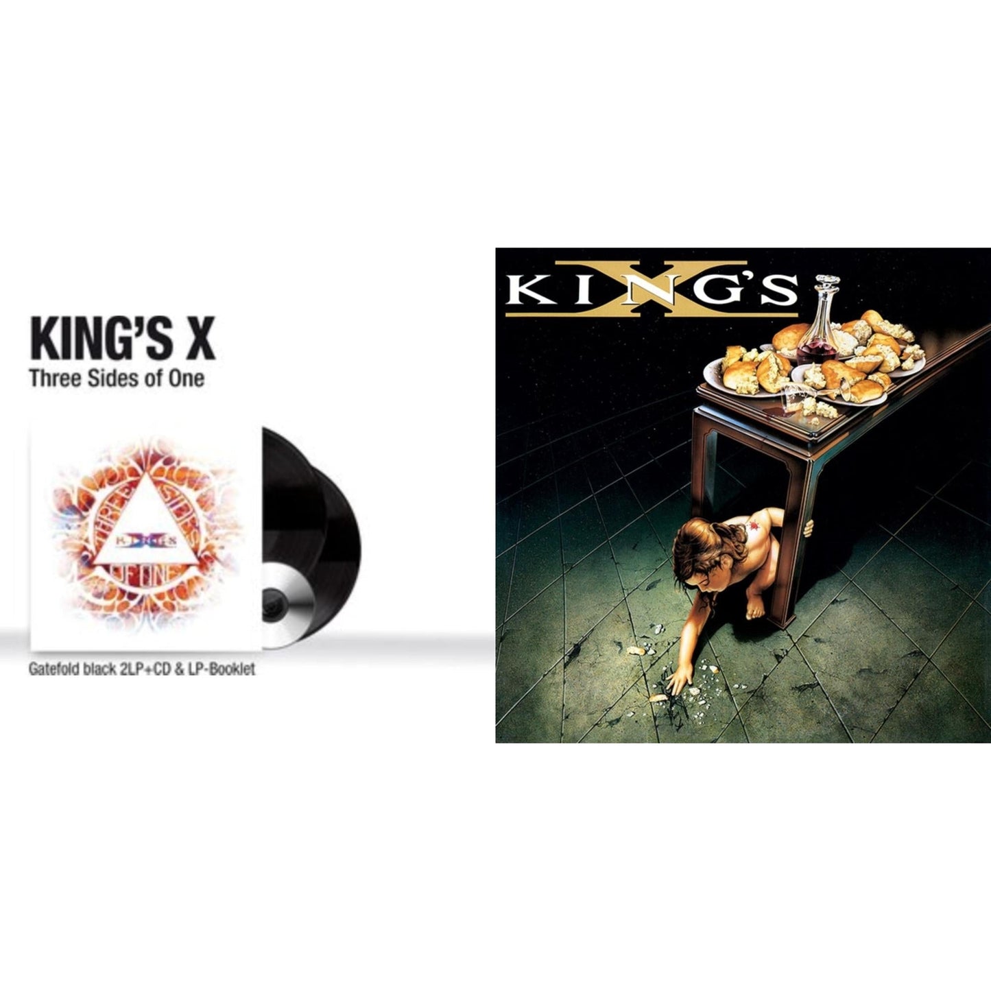 King's X - Three Sides Of One (2LP/CD) & King's X (Gold LP Vinyl/180G)