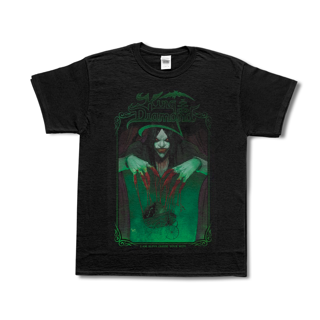 King Diamond Horsemen Mens T Shirt Black