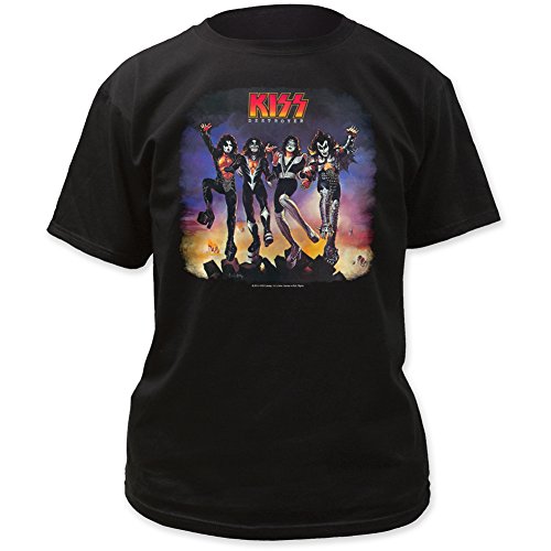 Kiss Kiss Destroyer Adult Tee Mens T Shirt Officially Licensed