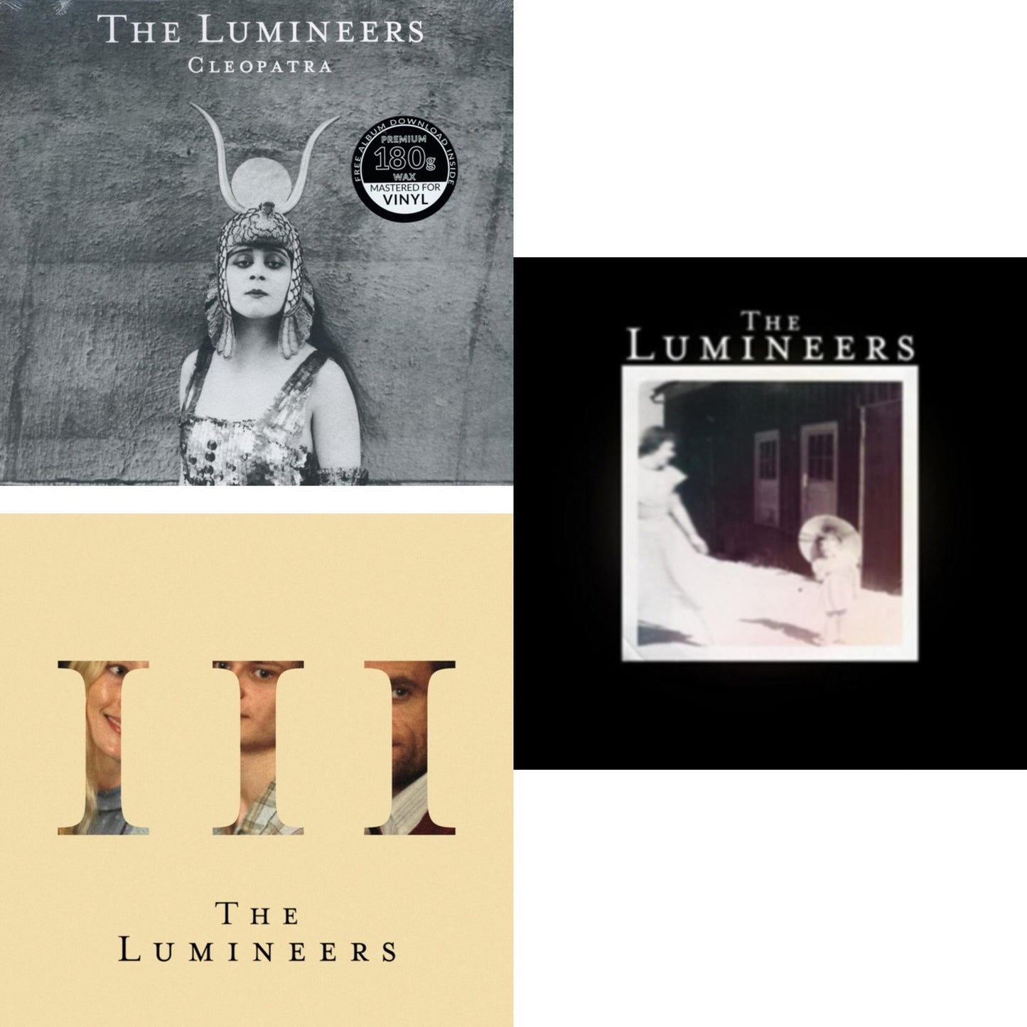 Lumineers - Lumineers & Cleopatra & Iii - LP Vinyl Bundle