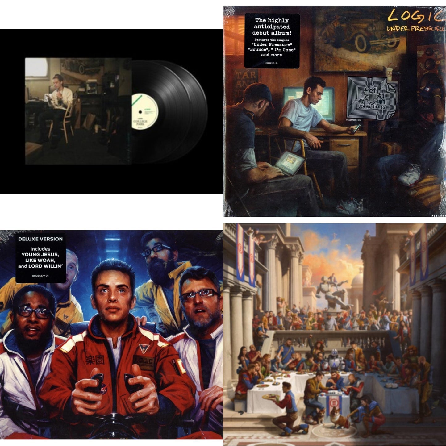 Logic - College Park (2LP) & Under Pressure (X) & Incredible True Story (Exp) & Everybody