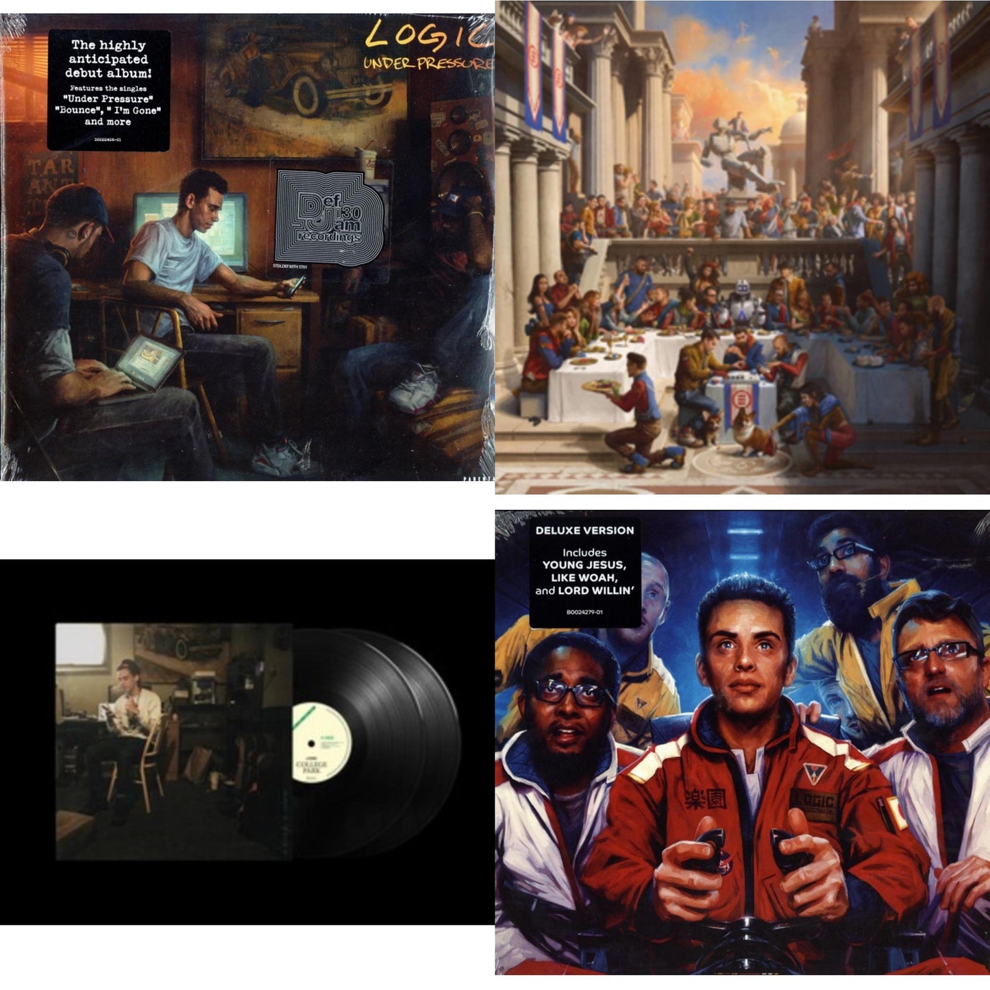 Logic - Under Pressure (X) & Everybody & College Park (2LP) & Incredible True Story (Exp)