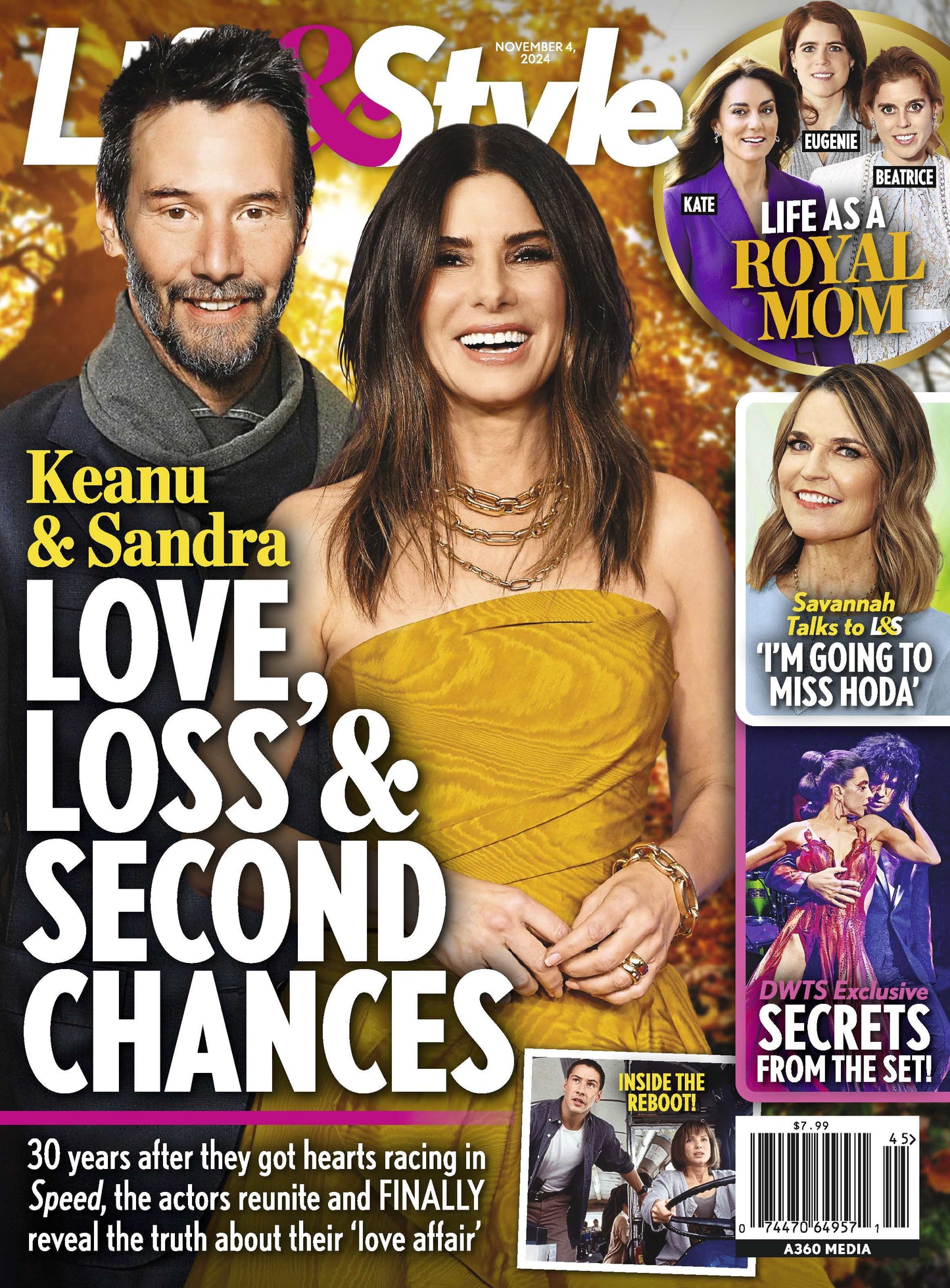 Life & Style - 11.04.24 Keanu & Sandra Love, Loss & Second Chances