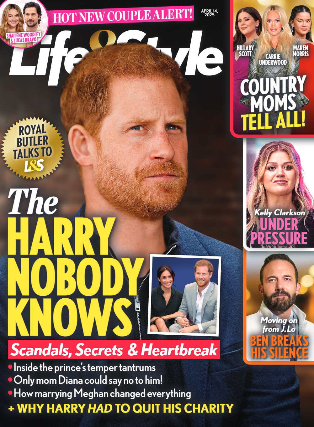 Life & Style - 04.14.25: The Royal Butler’s Untold Stories, Carrie Underwood & Country Stars Get Real on Motherhood, Kelly Clarkson’s Fame Struggles, Ben Affleck’s Life After JLo Breakup & More!