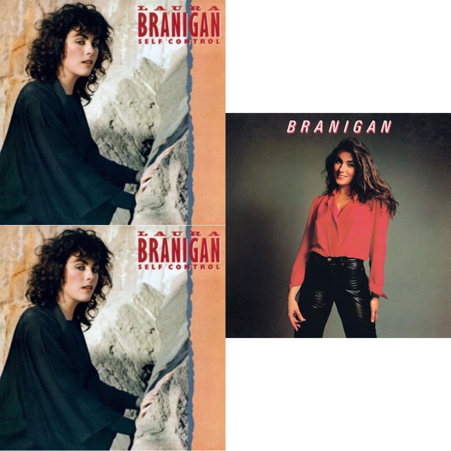 Laura Branigan - Self Control (Crystal Clear & Pink Marbled LP Vinyl/180G) & Self Control (180G) & Branigan (180G/Numbered/Red LP Vinyl)