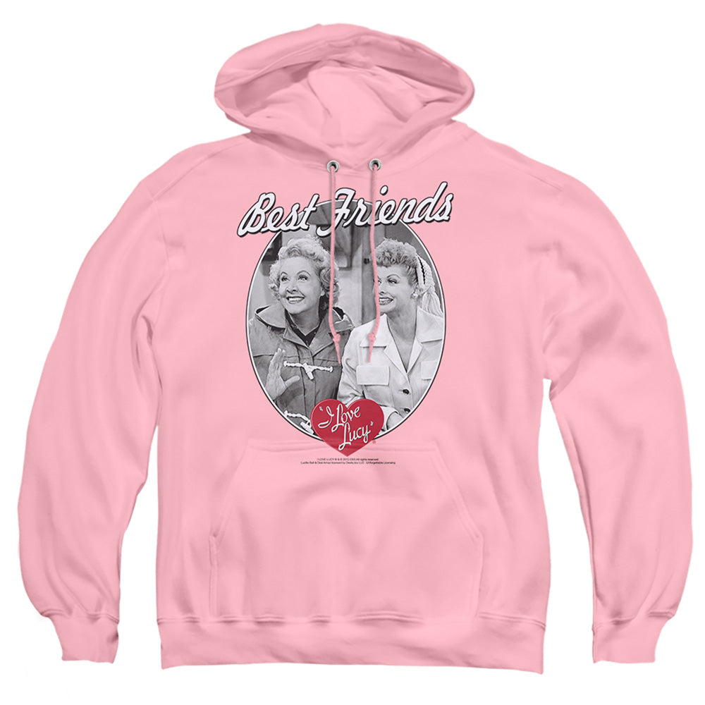 Lucy Best Friends Mens Hoodie Pink Officially Licensed