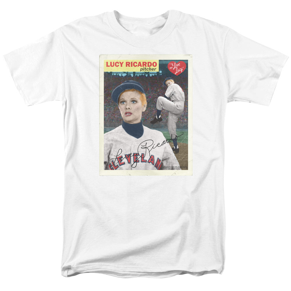 I Love Lucy Trading Card Mens T Shirt White