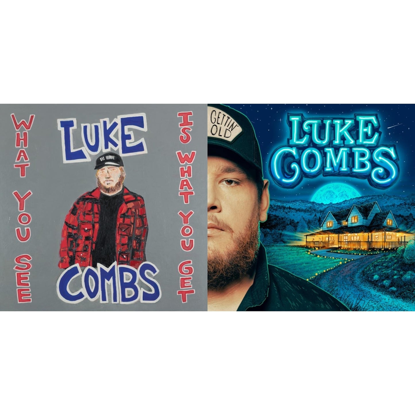 Luke Combs - What You See Is What You Get (2LP/140G) & Gettin' Old (2LP)