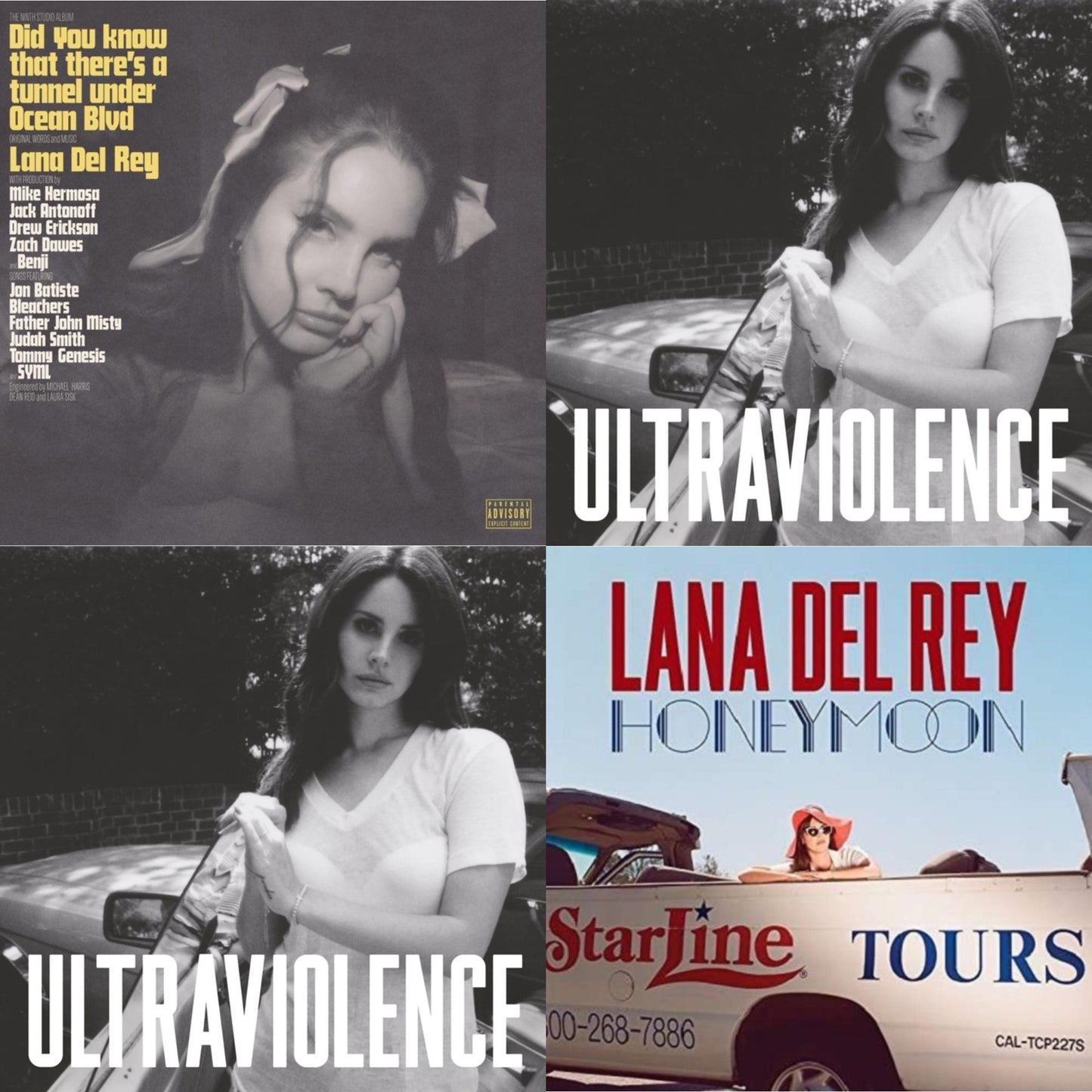 Lana Del Rey - Did You Know That There’S A Tunnel Under Ocean Blvd (X) (2LP/180G) & Ultraviolence & Ultraviolence & Honeymoon