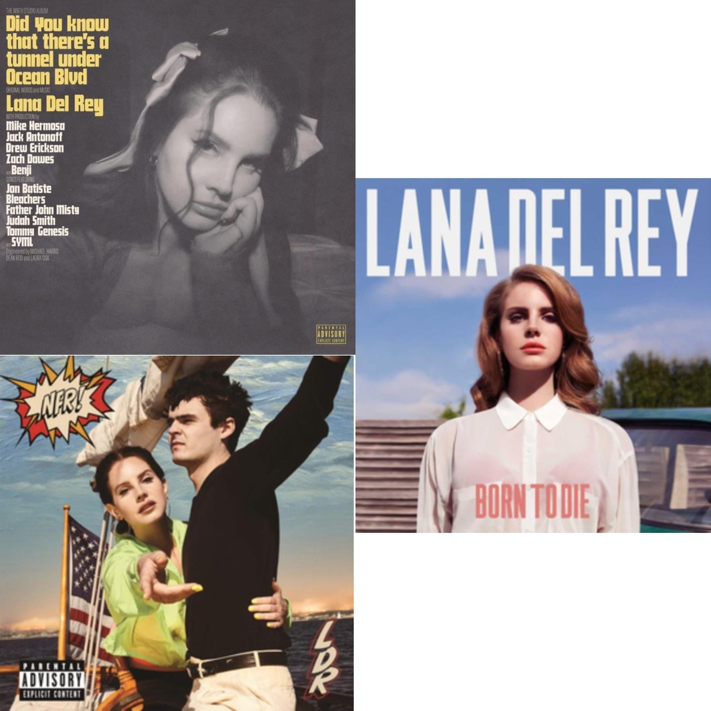 Lana Del Rey - Did You Know That There’S A Tunnel Under Ocean Blvd (X) (2LP/180G) & Nfr! (2LP) & Born To Die