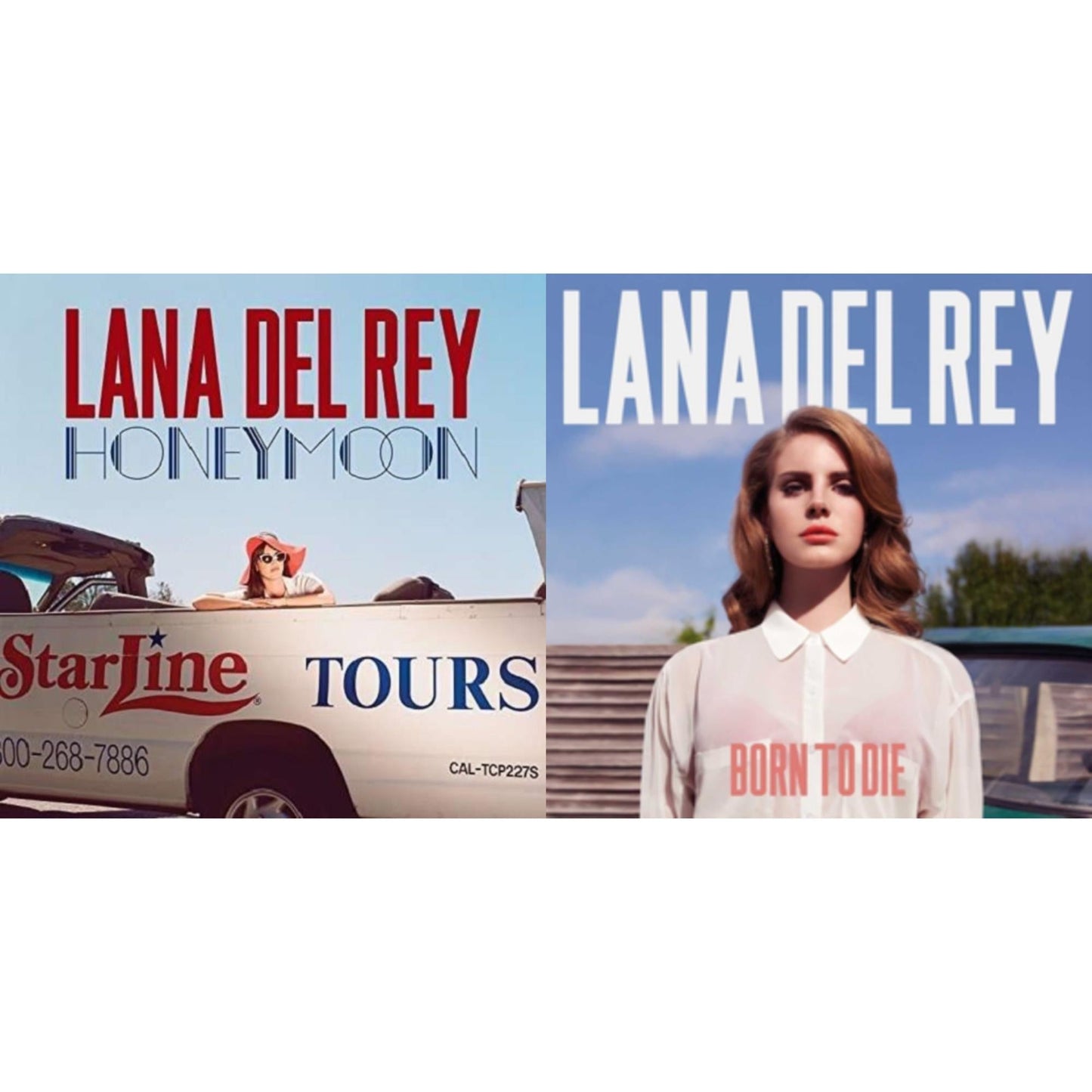 Lana Del Rey - Born To Die & Honeymoon - LP Vinyl Bundle