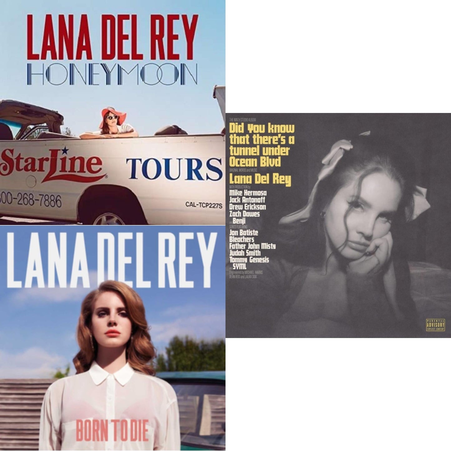 Lana Del Rey - Did You Know That There’S A Tunnel Under Ocean Blvd (X) (2LP/180G) & Born To Die & Honeymoon